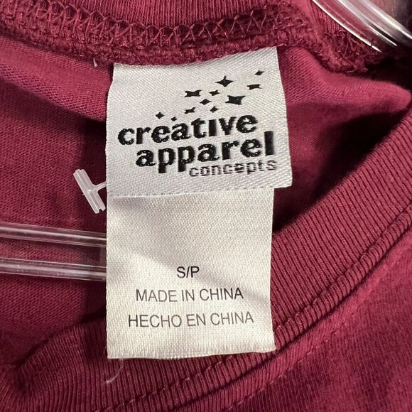 Creative Apparel Cropped Alabama A&M Long Sleeve Tee Size Small - Picture 8 of 9